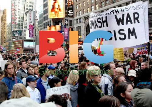 Occupy Wall Street Protest in Times Square