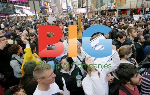 Occupy Wall Street Protest in Times Square