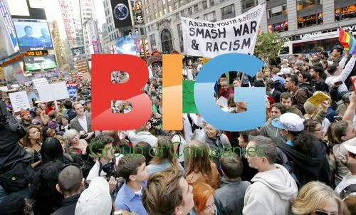 Occupy Wall Street Protest in Times Square