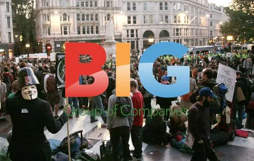 Anti-Capitalist Protest at St. Paul's Cathedral