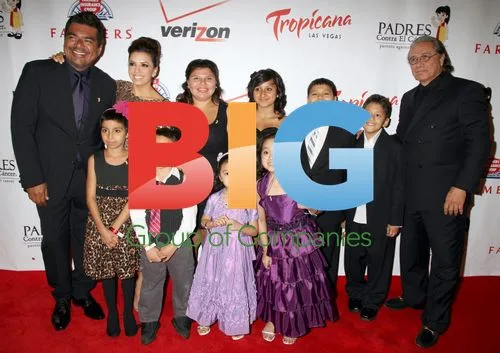 Eva Longoria, George Lopez, and Edward Olmos at Padres Contra El Cancer Gala