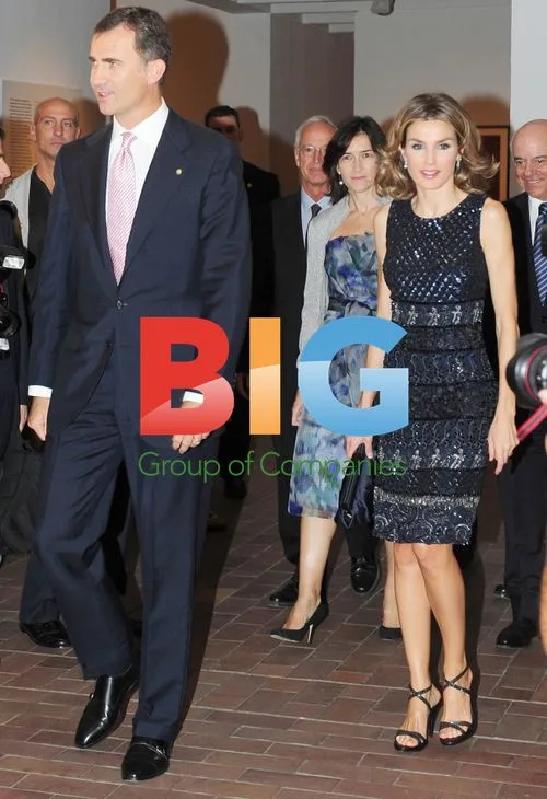 Prince & Princess of Asturias at Joan Miro Exhibition