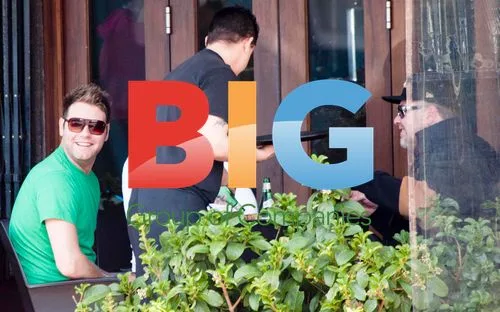 Former Westlife Singer Brian McFadden in Sydney