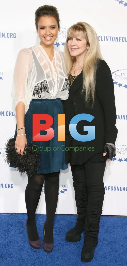 Jessica Alba and Stevie Nicks at Clinton Foundation Gala