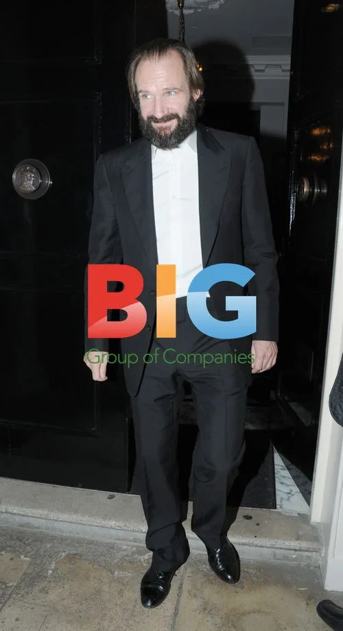 Ralph Fiennes at Coriolanus party