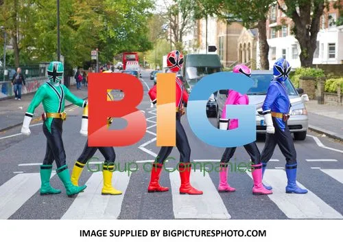 Power Rangers Hit London Streets