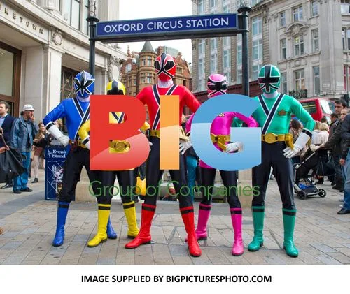Power Rangers Hit London Streets