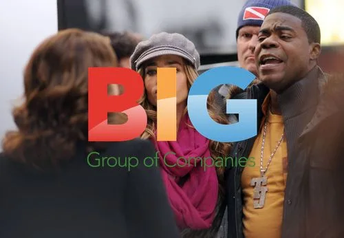 Denise Richards and Tracy Morgan on '30 Rock' set