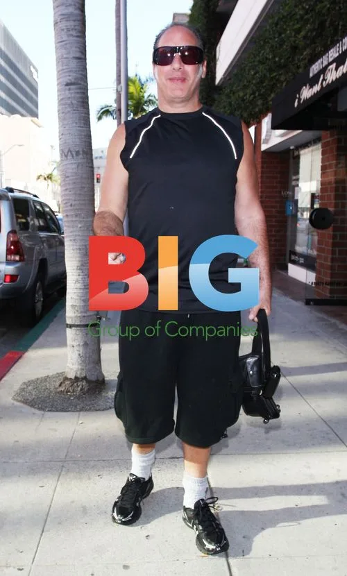 Andrew Dice Clay Walks in Beverly Hills