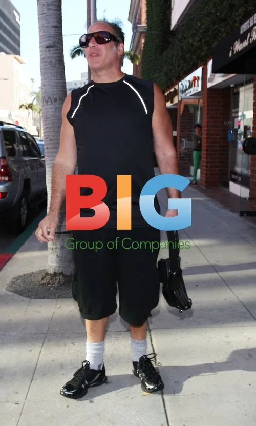 Andrew Dice Clay Walks in Beverly Hills