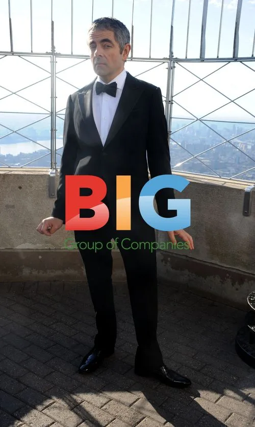 Rowan Atkinson at Empire State Building