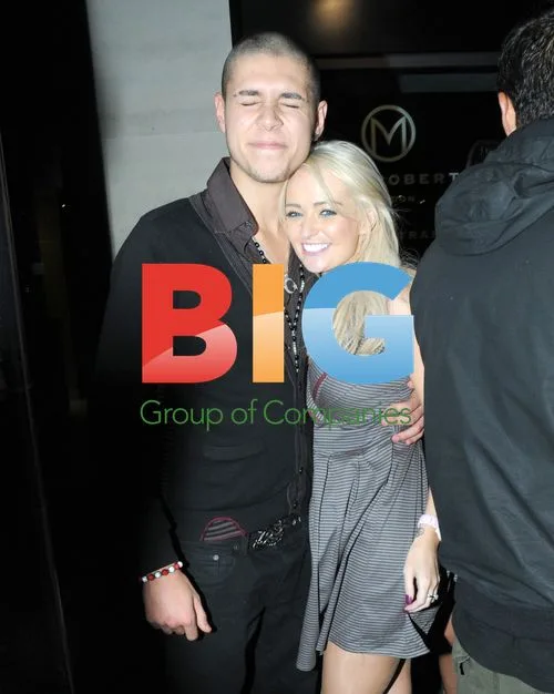 Big Brother Housemates Aden and Rebeckah Night Out