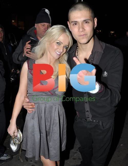 Aden and Rebeckah spotted at London club