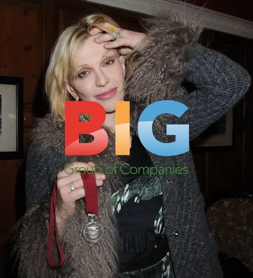 Animated Courtney Love in Dublin