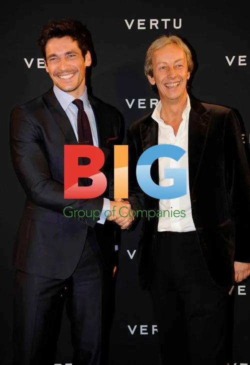David Gandy and Perry Oosting at Vertu launch