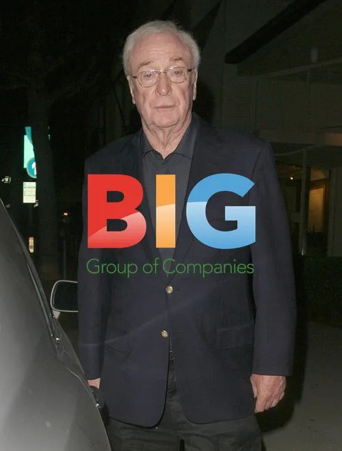 Michael Caine and Jackie Collins in Beverly Hills