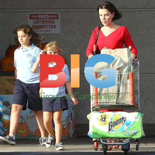 Debi Mazar with daughters in LA