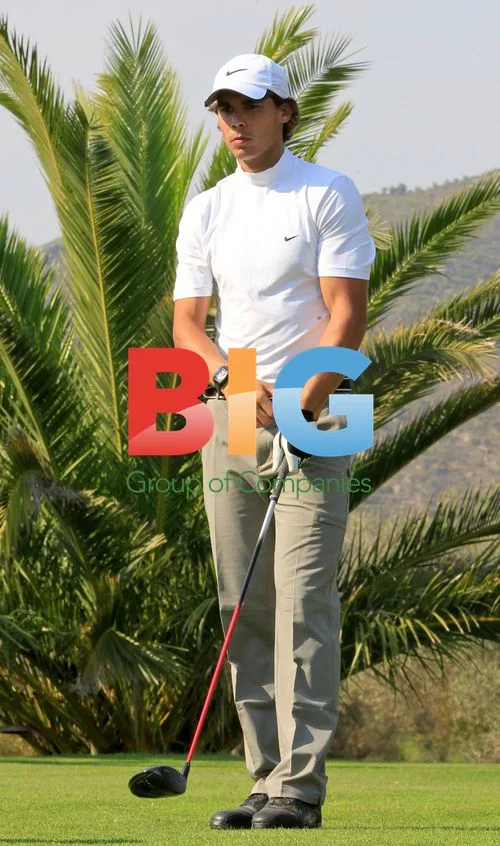 Nadal, Garcia, and One-legged Golfer at ProAm