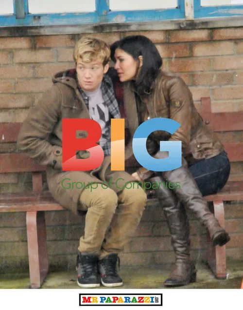Jessica Szohr and Ed Speleers film 'Love Bite' in Scotland