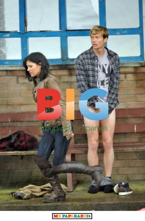 Jessica Szohr and Ed Speleers film 'Love Bite' in Scotland