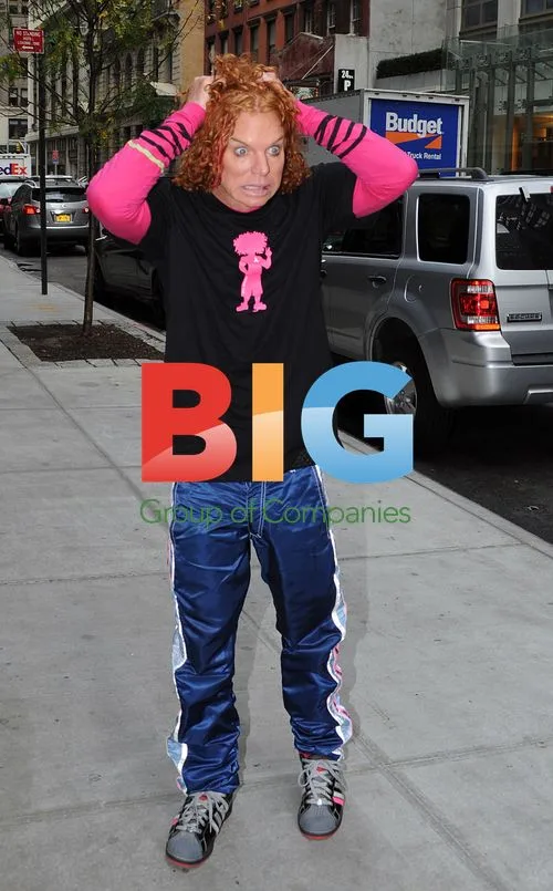 Comedian Carrot Top in NYC
