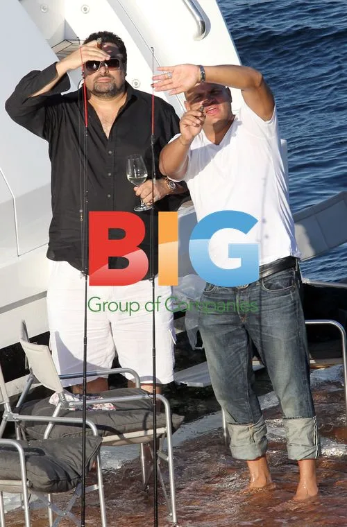 Ronan Keating, Mel B and Family Board Yacht