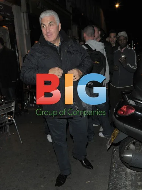 Mitch Winehouse Leaving Jazz Club in London