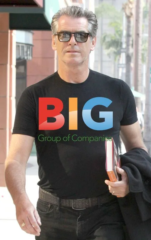Pierce Brosnan Leaving Doctor's Office