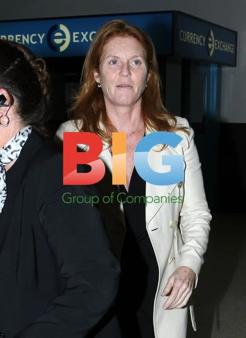 Sarah Ferguson Arrives at LAX
