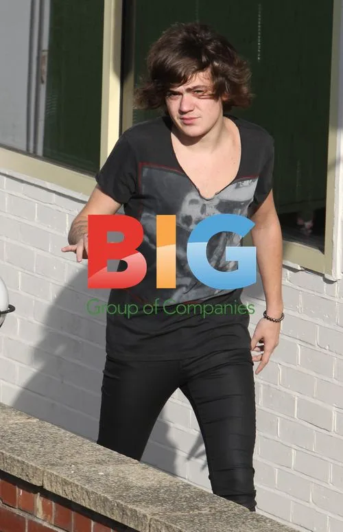 Frankie Cocozza at X Factor Rehearsals
