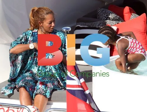 Ronan Keating and Mel B on Yacht