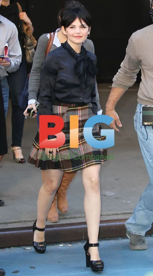 Jennifer Goodwin on set of GMA
