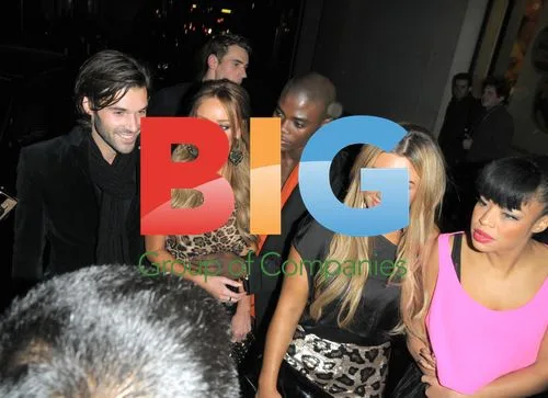 Celebrities at Pink Friday in London