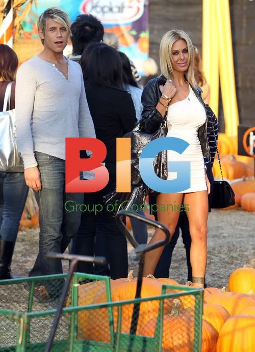Shauna Sand and family at pumpkin patch
