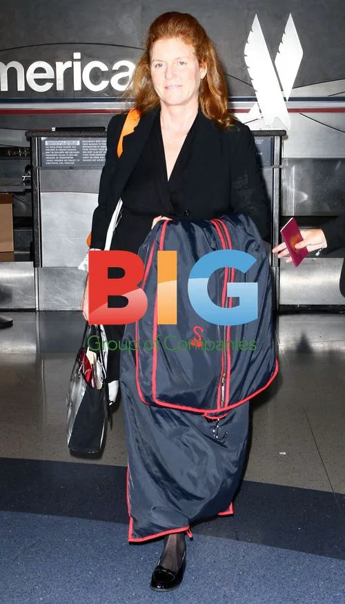 Duchess of York Departs LAX for Trafficking Summit