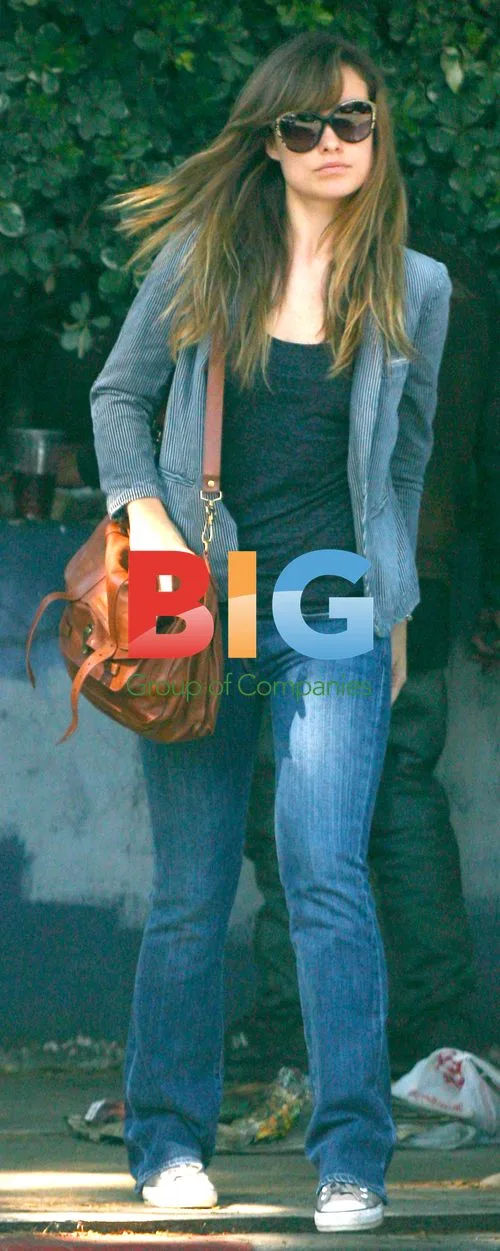 Olivia Wilde Paying Parking Meter