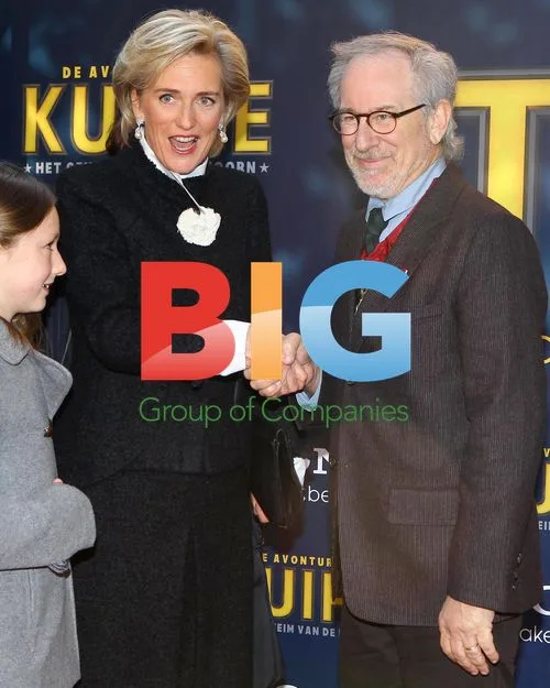 Princess Astrid & Spielberg at 'Tintin' Premiere
