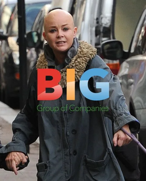 Gail Porter and Daughter Honey Walk Dog in London