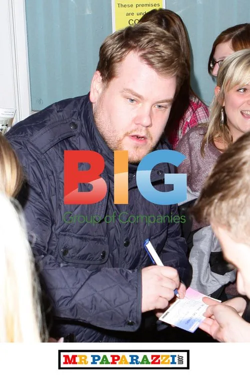 James Corden mobbed by fans