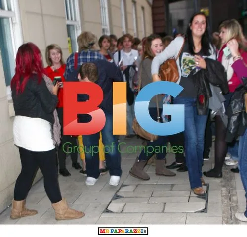 James Corden mobbed by fans
