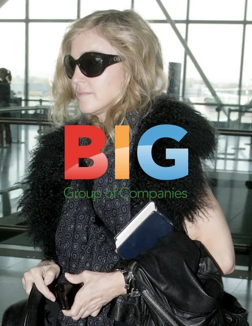 Madonna at Heathrow Airport