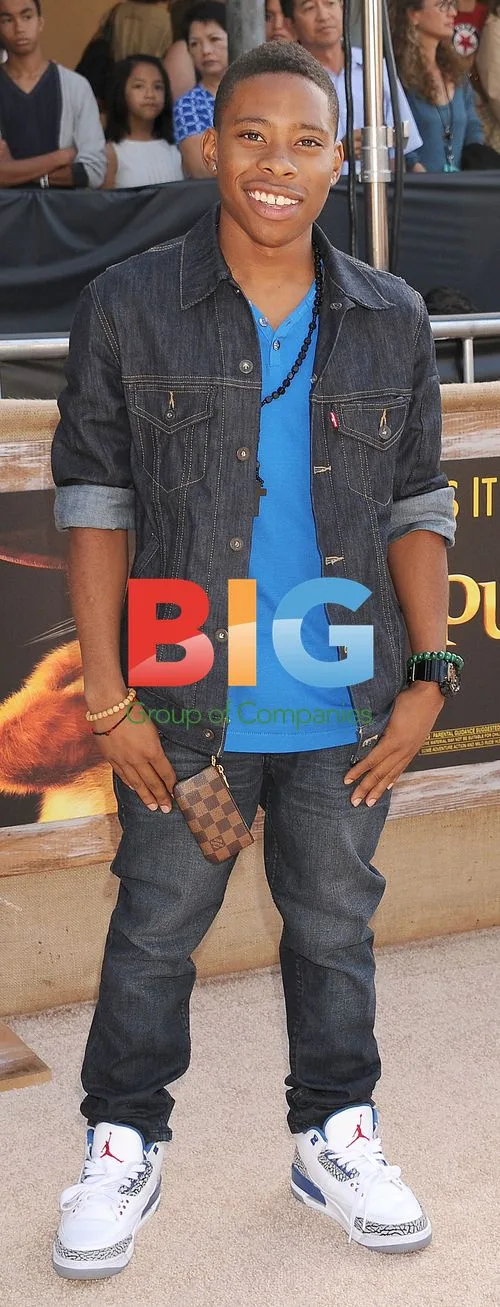 Carlon Jeffery at 'Puss In Boots' Premiere