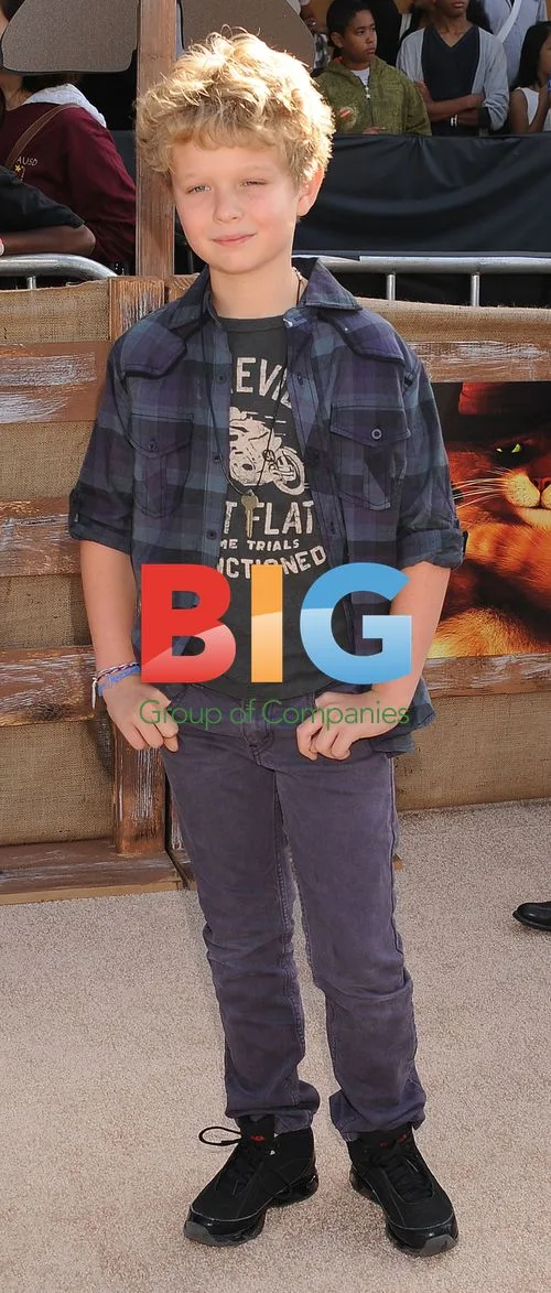 Riley Thomas Stewart at "Puss In Boots" Premiere
