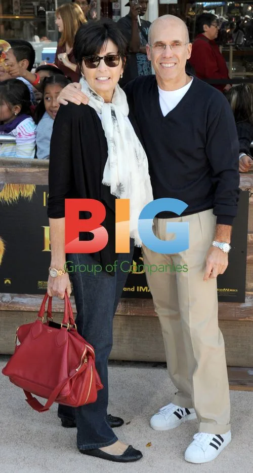 Jeffrey Katzenberg and Marilyn at 'Puss In Boots' Premiere