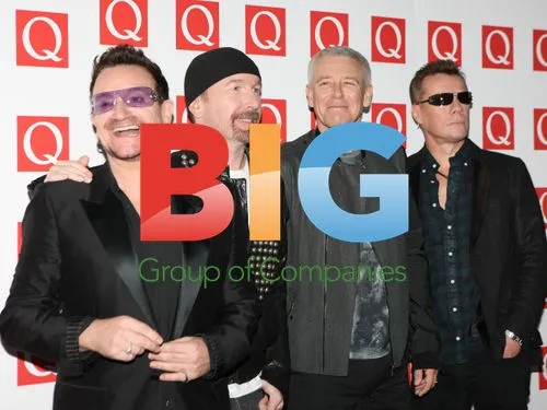 U2 Members Arrive at 2011 Q Awards