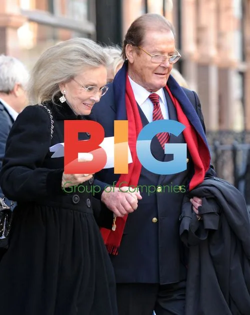 Sir Roger and Lady Moore in London