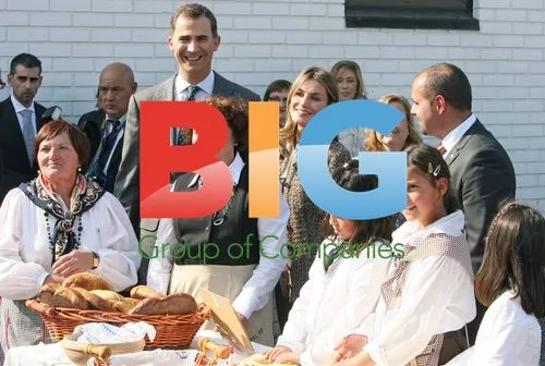 Princes Felipe and Letizia visit model village