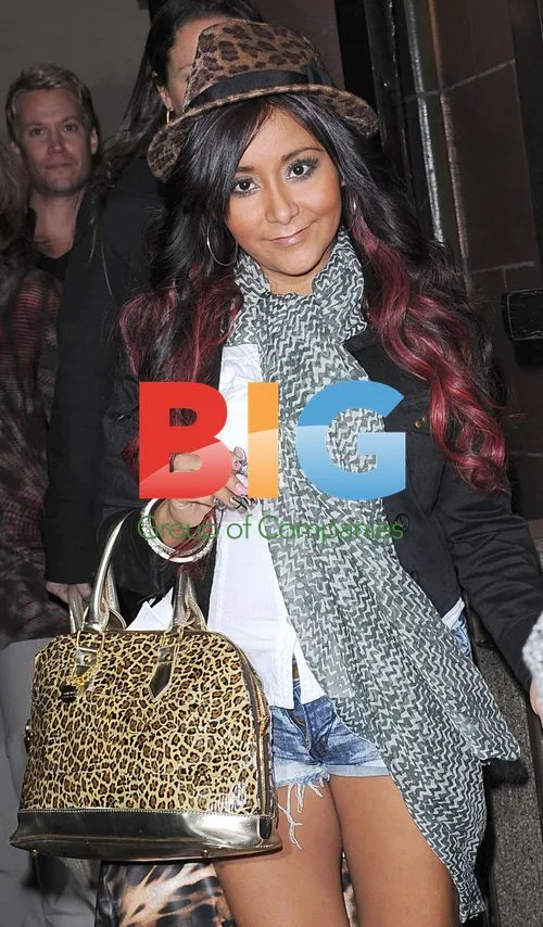 Nicole 'Snooki' Polizzi Leaves ET Taping
