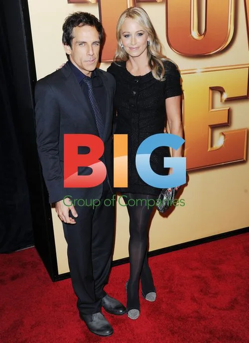 Ben Stiller and Christine Taylor at 'Tower Heist' Premiere