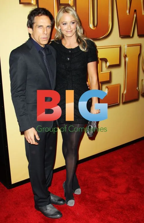 Ben Stiller and Christine Taylor at "Tower Heist" Premiere